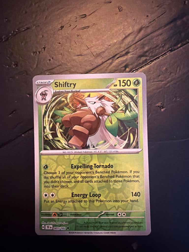 Shrifty #5 Reverse Holo -  Pokémonkaart, Ophalen of Verzenden, Zo goed als nieuw, Losse kaart, Foil