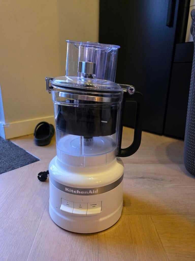 KitchenAid Foodprocessor - Amper gebruikt, 3 snelheden of meer, Ophalen of Verzenden, Zo goed als nieuw, 2 tot 3 liter