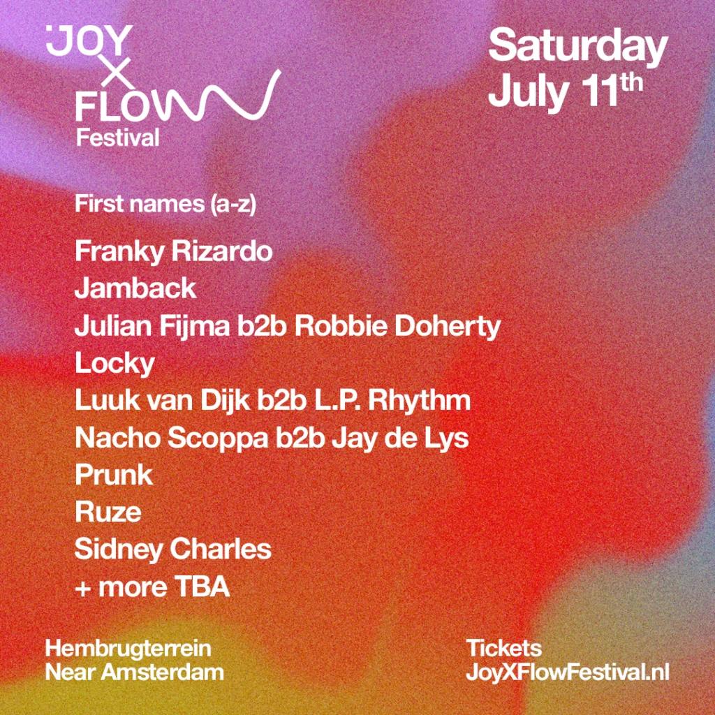 Joy x flow 3 kaartjes, Tickets en Kaartjes, Drie personen of meer