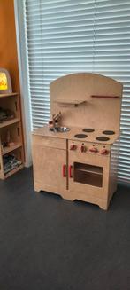 Van Dijk toys speelkeuken - kinderkeuken hout, Ophalen, Zo goed als nieuw, Hout, Speelkeuken