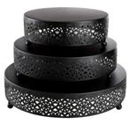 Decoratieve Taart- en Cupcakestandaarden Set (Wit/Zwart), Ophalen, Nieuw, Versiering