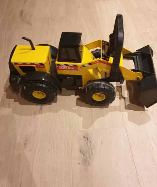 Grote 56 x 30 cm Tonka bulldozer speelgoed kind, Ophalen of Verzenden, Zo goed als nieuw