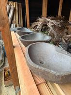 Waskom riviersteen robuuste wastafel van natuursteen 3 stuks, Ophalen, Zo goed als nieuw