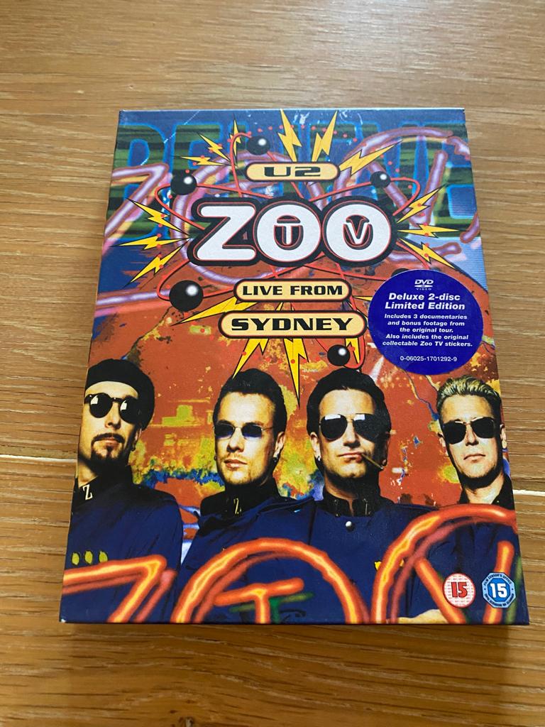 U2 - Zoo TV Live From Sydney 2 x DVD (deluxe edition), Alle leeftijden, Verzenden, Zo goed als nieuw