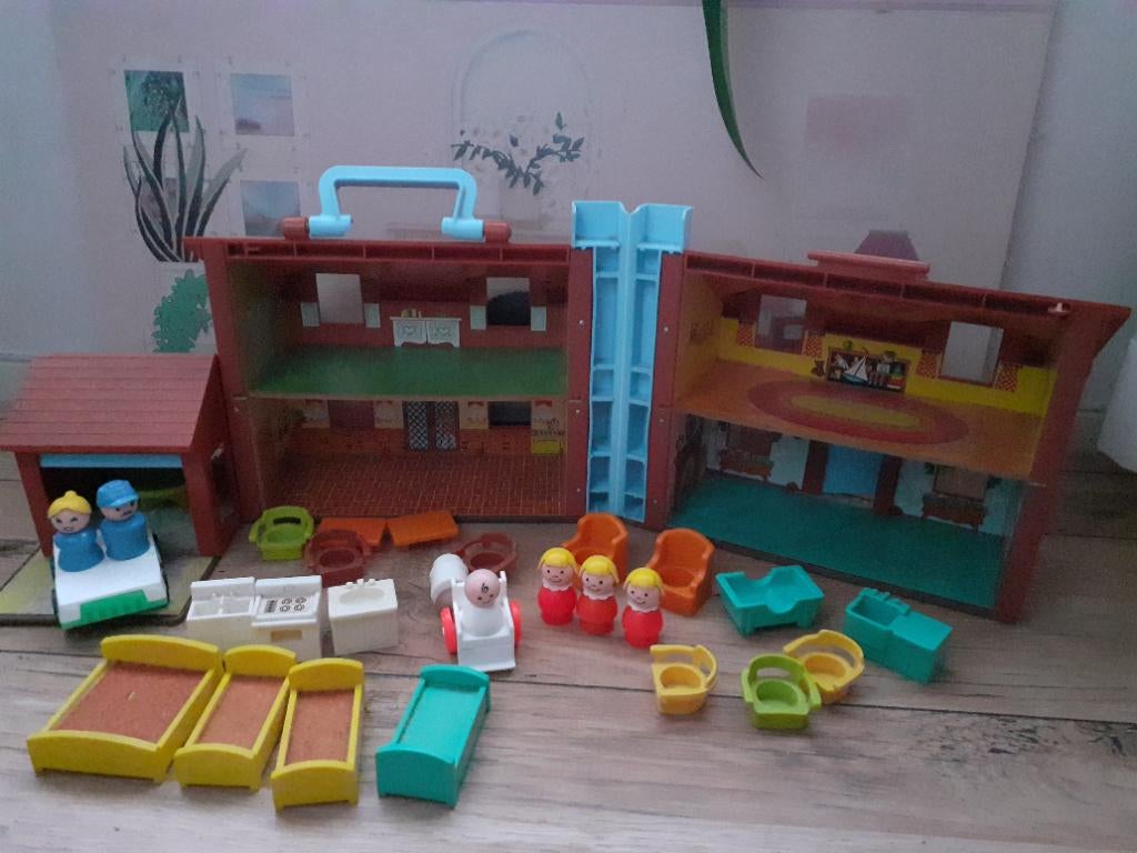 Fisher Price huis, Kinderen en Baby's, Speelgoed | Fisher-Price, Ophalen of Verzenden, Gebruikt, Speelset, Met geluid