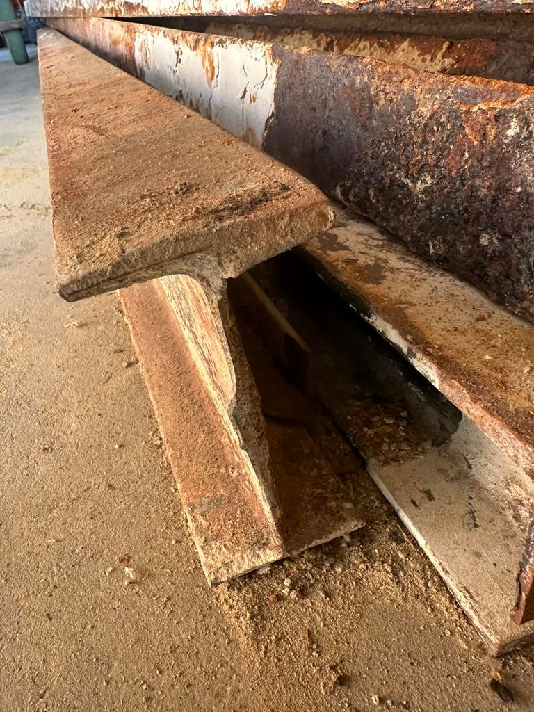 Gebruikte 3,3 meter IPE balken 160 x 70 (5 stuks)., Ophalen, Gebruikt, 250 cm of meer, Balken