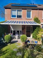 Knikarmscherm 5000x3000mm elektrisch Somfy afstandsbediening, Ophalen, Gebruikt, Elektrisch, 150 tot 300 cm