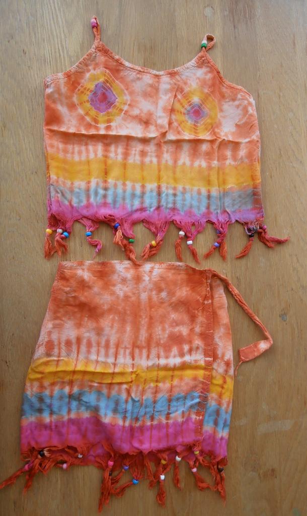 topje met rokje maat 122/128, Ophalen of Verzenden, Gebruikt, Meisje, Setje