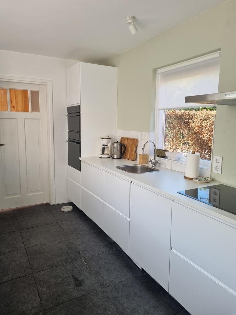 Wit Ikea keukenwerkblad met spoelbak en kraan, maand gebruik, Huis en Inrichting, Ophalen, Zo goed als nieuw