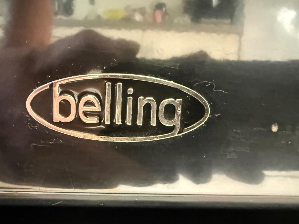 Belling Farmhouse 90DF zwart gasfornuis, Ophalen, Gebruikt, 60 cm of meer, Gas