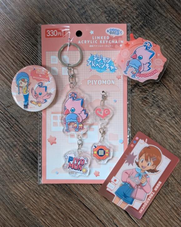 Digimon 25th Anniversary Piyomon Biyomon set | Japan import, Ophalen of Verzenden, Nieuw