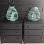 2 stuks ladenkasten mat zwart, Antiek en Kunst, Ophalen