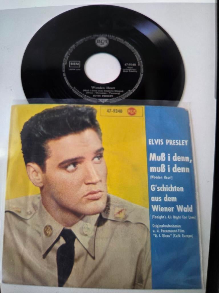 Elvis Presley - Muß i denn, muß i denn (Wooden Heart), Ophalen of Verzenden
