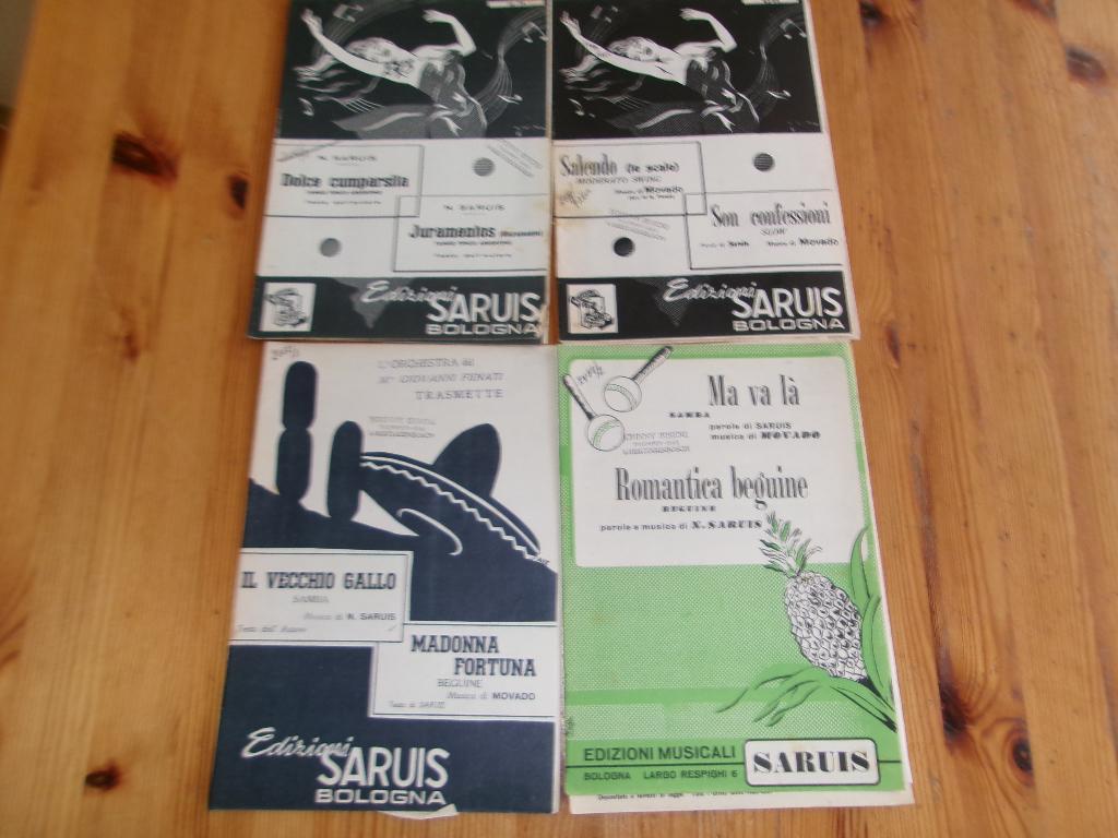 Edizioni Saruis Bologna - Saruis / Movado 9x, Gebruikt, Ophalen of Verzenden, Klarinet, Artiest of Componist