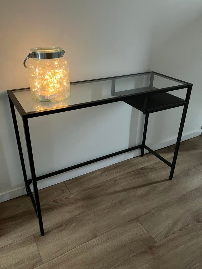 Ikea Vittsjö laptoptafel / bureau - prima staat 100x36, Huis en Inrichting, Bureaus, Zo goed als nieuw, Ophalen