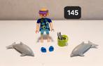 Playmobil Dolfijnen trainer 5876 compleet als nieuw, Ophalen of Verzenden, Zo goed als nieuw, Jongen of Meisje