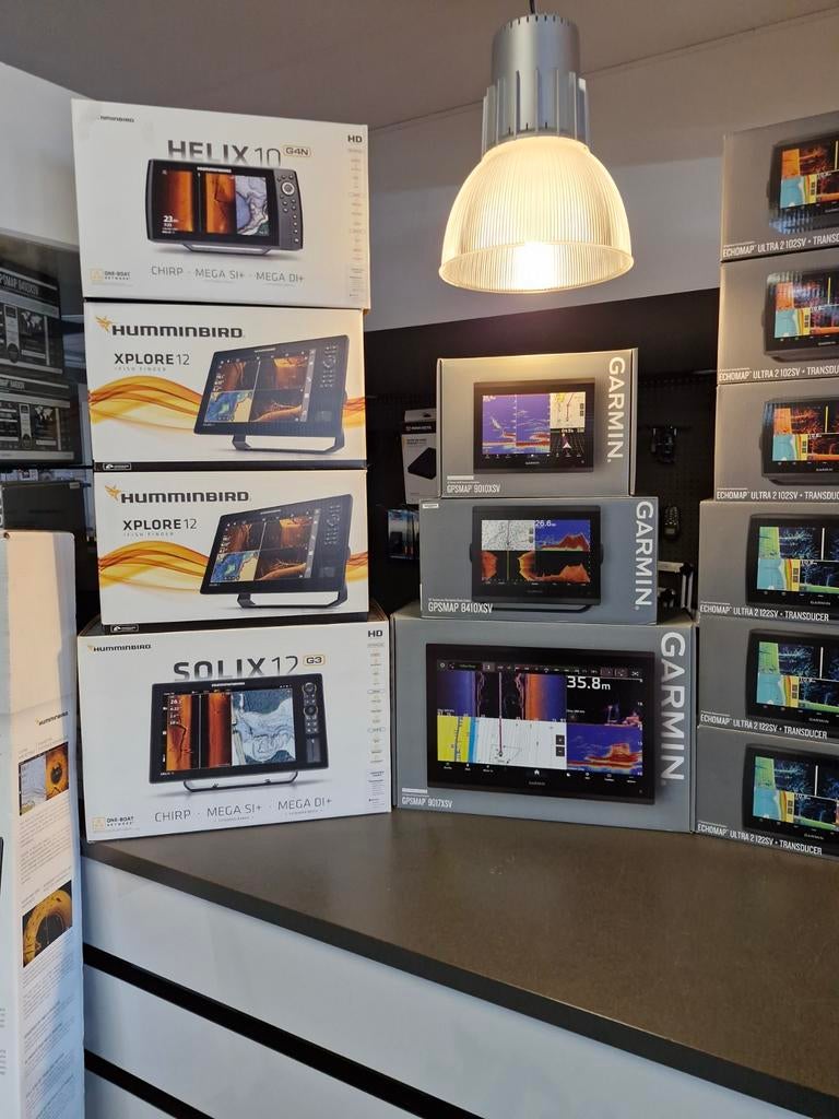 Humminbird Xplore MDSI+ 12, 10 en 9 uit voorraad leverbaar, Ophalen of Verzenden, Nieuw, Kaartplotter of Fish Finder