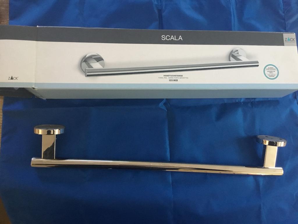 Zack Scala Handdoekrek 51 cm RVS - Nieuw in doos, Ophalen, Nieuw