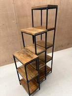 Set stelling kasten Hout/Staal, Ophalen, Zo goed als nieuw