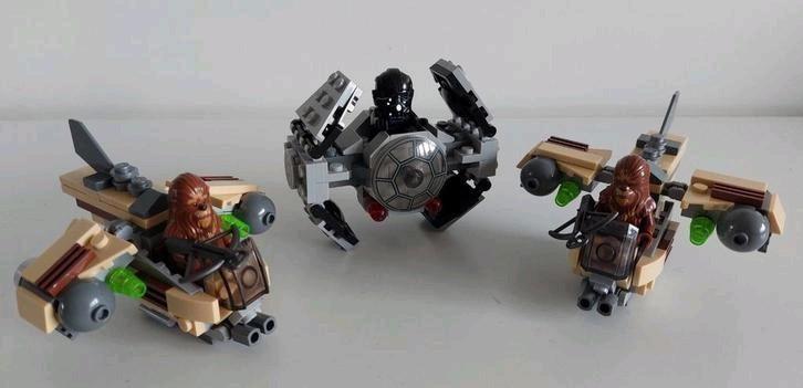 Lego Star Wars Microfighters, 75128 +  2x 75129, Sieraden, Tassen en Uiterlijk, Bedels, Overige merken, Overige materialen, Ophalen of Verzenden