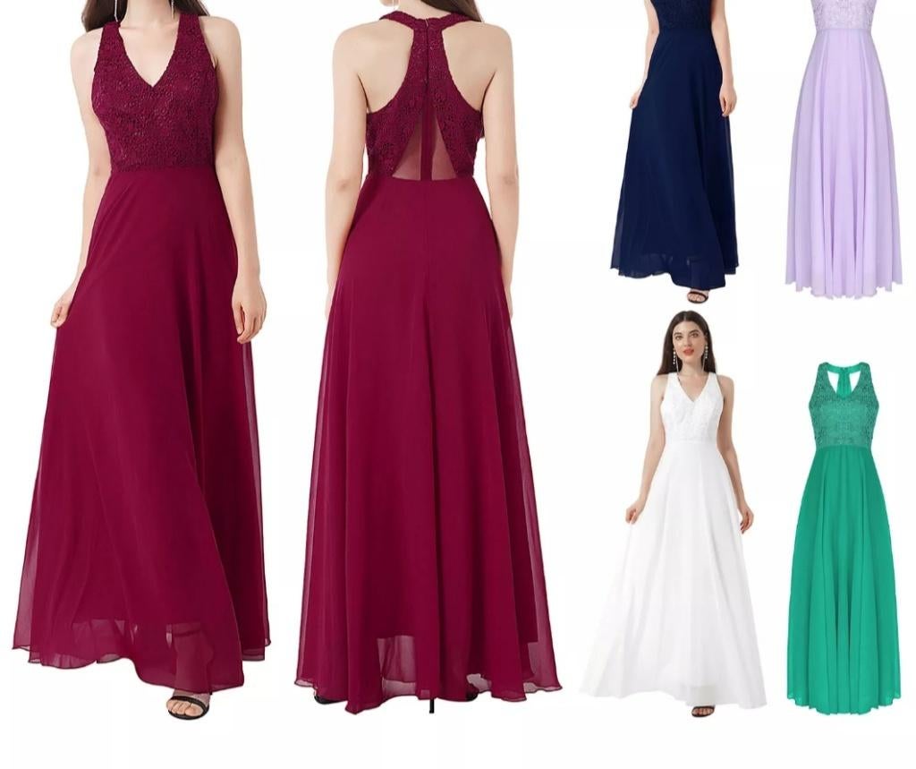 nieuwe galajurk maat 36 lila, Galajurk, Paars, All2wish4, Nieuw