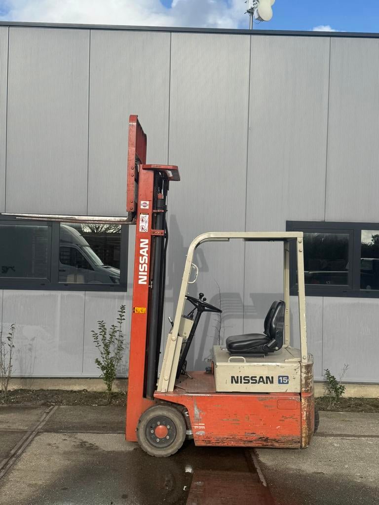 Nissan elektrische heftruck 6 meter hefhoogte, Ophalen, Heftruck, 1000 tot 2000 kg, Nissan