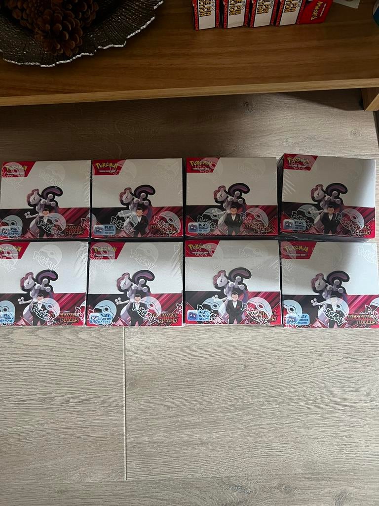 Pokémon Destined Rivals Boosterbox Sealed - Meerdere, Ophalen of Verzenden, Nieuw, Boosterbox