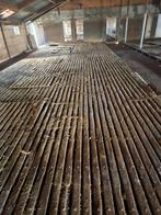 Gratis brandhout - Oude houten vloerdelen, Tuin en Terras, Haardhout, 6 m³ of meer, Ophalen, Overige houtsoorten, Blokken