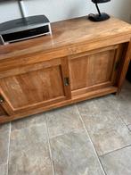 Tv meubel van mangohout, Huis en Inrichting, Kasten | Televisiemeubels, Ophalen, Gebruikt, 150 tot 200 cm, Minder dan 100 cm