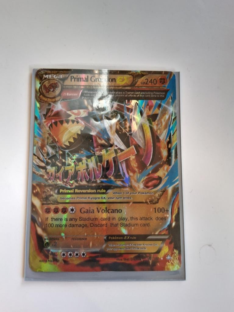 Primal Groundon EX Mega, Hobby en Vrije tijd, Verzamelkaartspellen | Pokémon, Ophalen of Verzenden