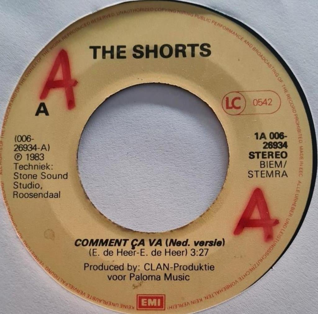 THE SHORTS - COMMENT CA VA, Ophalen of Verzenden, Gebruikt