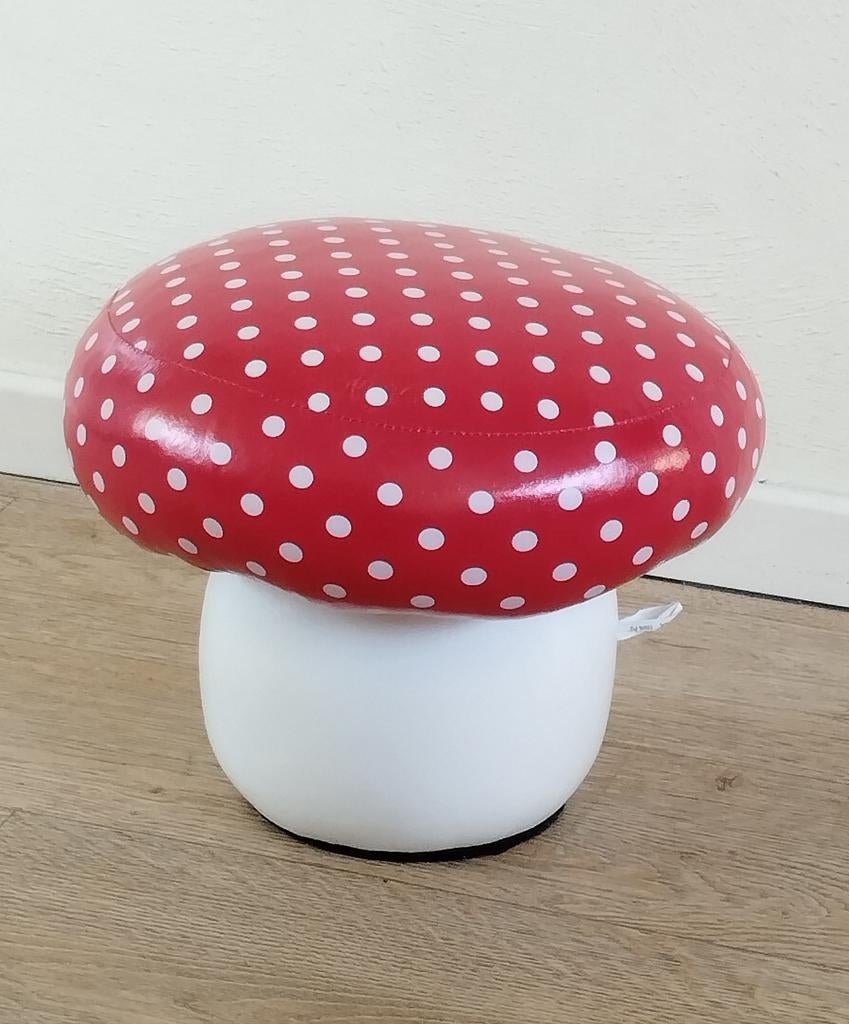 Kinder zitje Paddenstoel Rood met Witte Stippen, Ophalen, Zo goed als nieuw, Overige typen