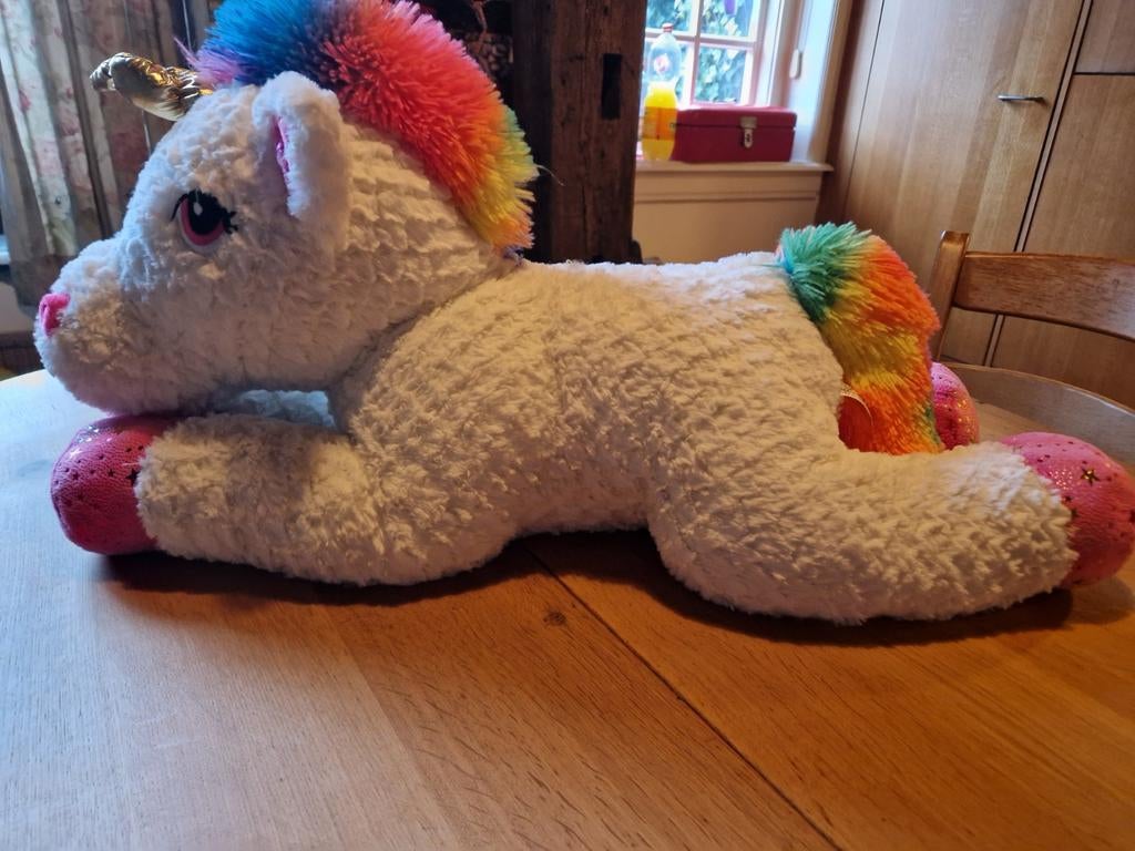 UNICORN PLUCHE XXL, Kinderen en Baby's, Speelgoed | Knuffels en Pluche, Ophalen of Verzenden, Nieuw, Paard