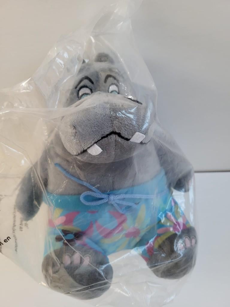 Knuffel Nijlpaard Jip van het Zwembad *NIEUW*, Ophalen of Verzenden, Nieuw, Overige typen