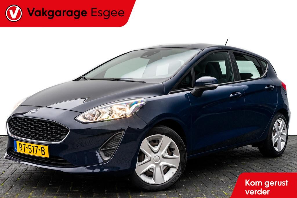 Ford Fiesta 1.1 86 PK Trend | 5 DRS | Airco | Bluetooth | |, Met garantie (alle), Blauw, 23 km/l, Origineel Nederlands