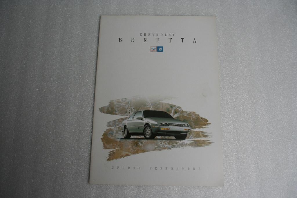 Folder Chevrolet Beretta (1993) (8), Ophalen of Verzenden, Nieuw, Chevrolet