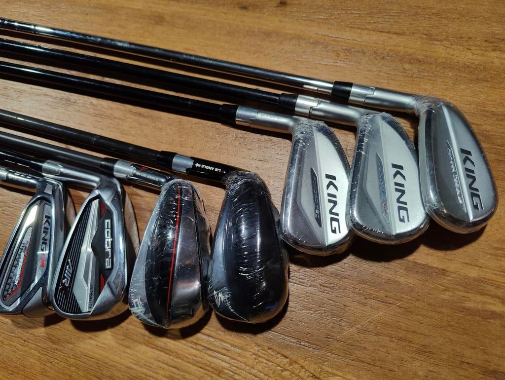 Cobra ijzer 7 LH. Shaft naar keuze + one length ijzer 9+5, Sport en Fitness, Golf, Ophalen of Verzenden, Zo goed als nieuw, Club