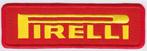 Pirelli stoffen opstrijk patch embleem #4, Ophalen of Verzenden, Nieuw