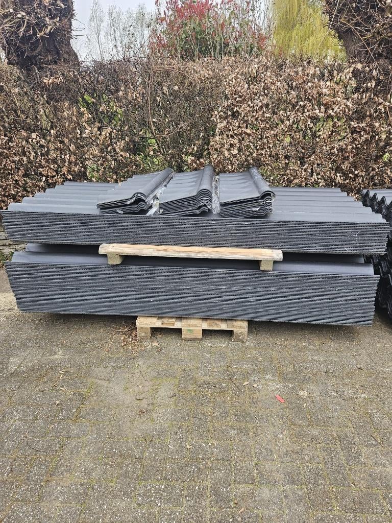 Dakplaten, eternit golfplaten, €6.36 per m2, Ophalen, Overige materialen, Nieuw, 15 m² of meer