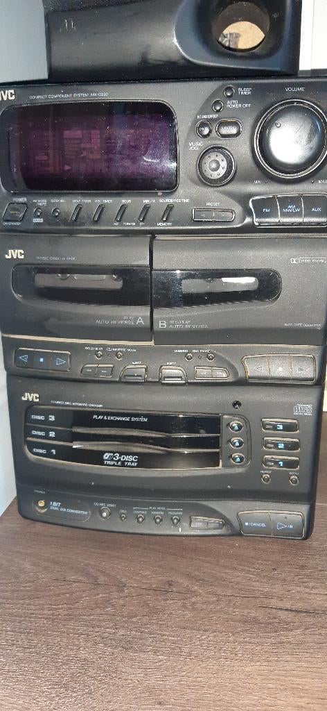 JVC Stereo met CD wisselaar, Audio, Tv en Foto, Stereo-sets, Ophalen, Gebruikt, Tuner of Radio, JVC