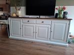 Massief grenen dressoir, Ophalen of Verzenden, Gebruikt, 50 tot 75 cm, 200 cm of meer