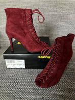 Sacha Bordeaux Veterlaarzen Maat 37, Ophalen of Verzenden, Nieuw, Rood, Schoenen met hoge hakken