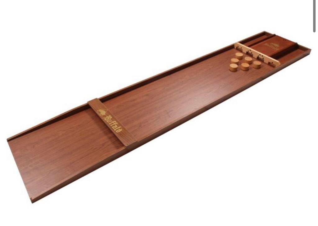 Buffalo Sjoelbak Fun wedstrijd afmeting, Hobby en Vrije tijd, Ophalen, Dijklaan 133 Breda, Stoffelen, Nieuw