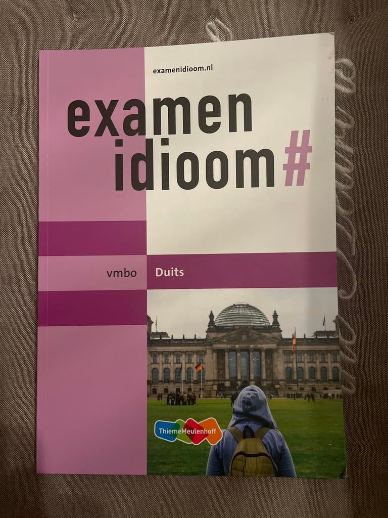 Examenidioom- vmbo Duits, Ophalen of Verzenden, Zo goed als nieuw, VMBO, Duits