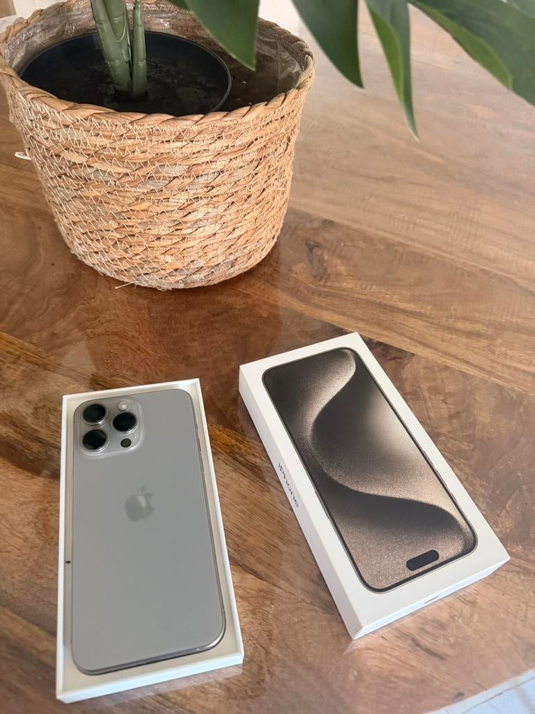 Iphone 15 pro max, 256 GB, Zwart, IPhone 15 Pro Max, Ophalen of Verzenden