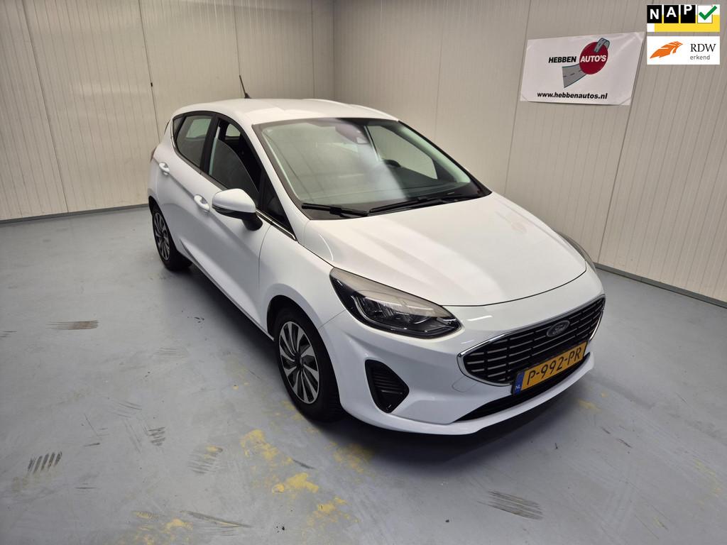 Ford Fiesta 1.0 EcoBoost Hybrid Titanium Navi Carplay Ecc Cr, Auto's, Ford, Bedrijf, Te koop, Fiësta, ABS, Adaptive Cruise Control