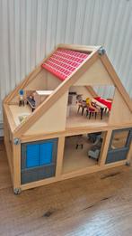 Playtive Junior Poppenhuis met Meubels en Poppetjes, Ophalen, Gebruikt, Poppenhuis
