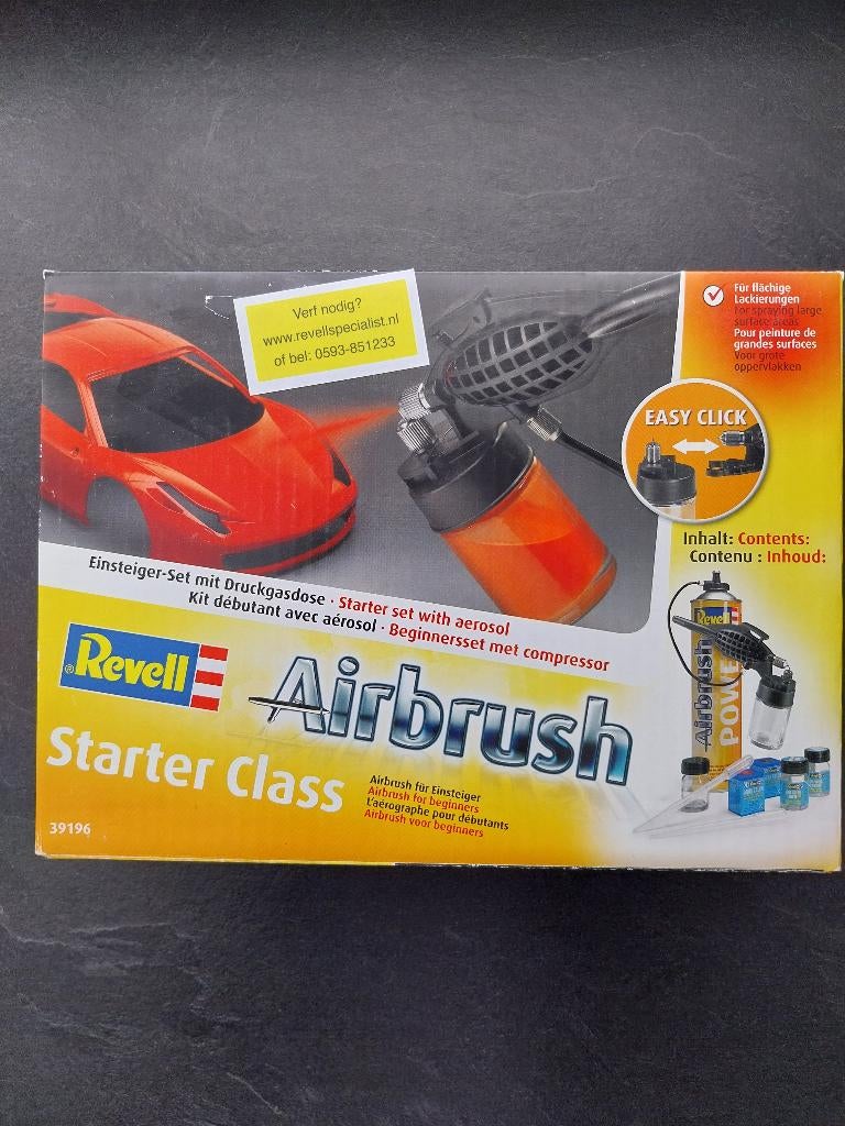 Starterset Revell Airbrush, Hobby en Vrije tijd, Modelbouw | Overige, Ophalen of Verzenden, Nieuw, 1:50 tot 1:144