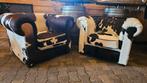 Twee koeienhuid stoelen /  fauteuils, Ophalen, Wit, Twee