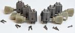Gibson Deluxe Tuners Stem Mechanieken set van 6 +schroeven-1, Gebruikt, Verzenden, Nvt, Elektrische gitaar